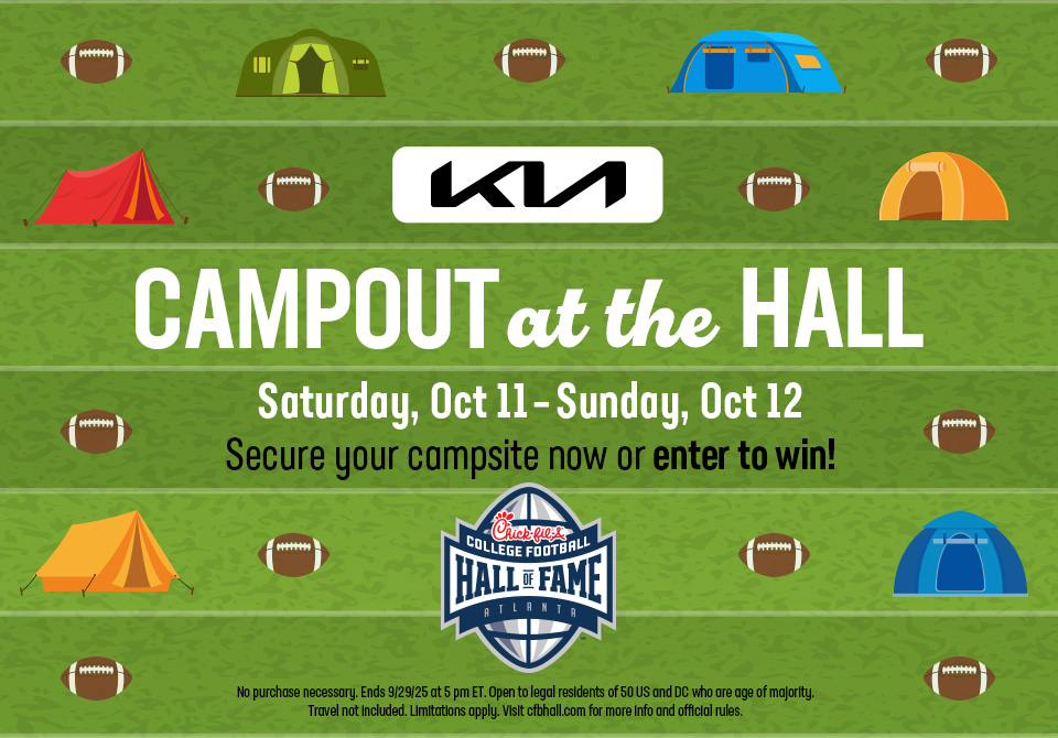 ENTER TO WIN! Kia Campout at the Hall Sweepstakes