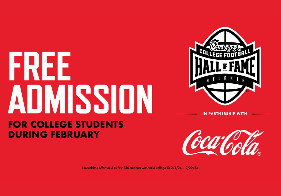Free Admission for College Students Presented by Coca-Cola