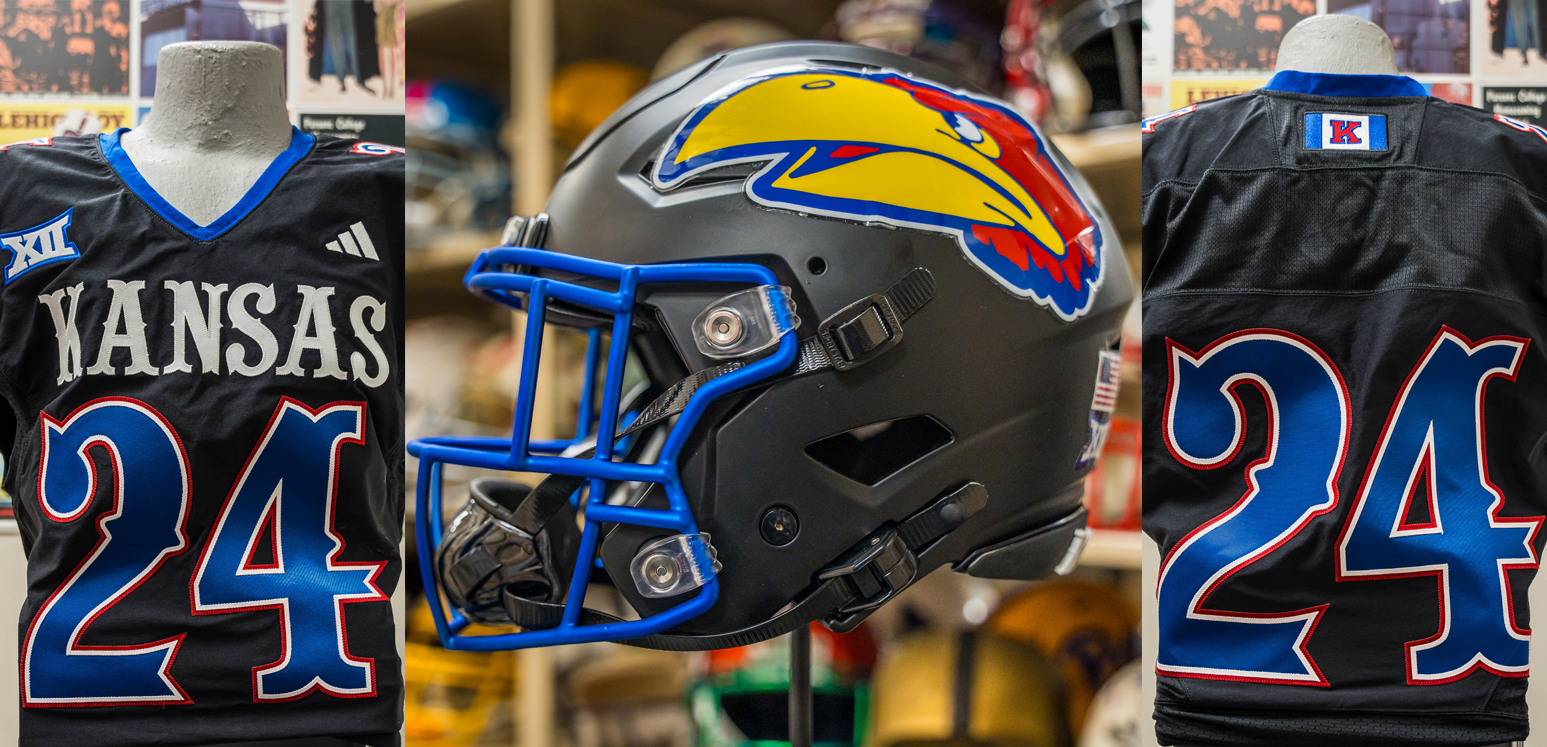 New to the Archives: Kansas 'Blackhawks' Football Uniform | College Football Hall of Fame New to the Archives: Kansas 'Blackhawks' Football Uniform | College Football Hall of Fame