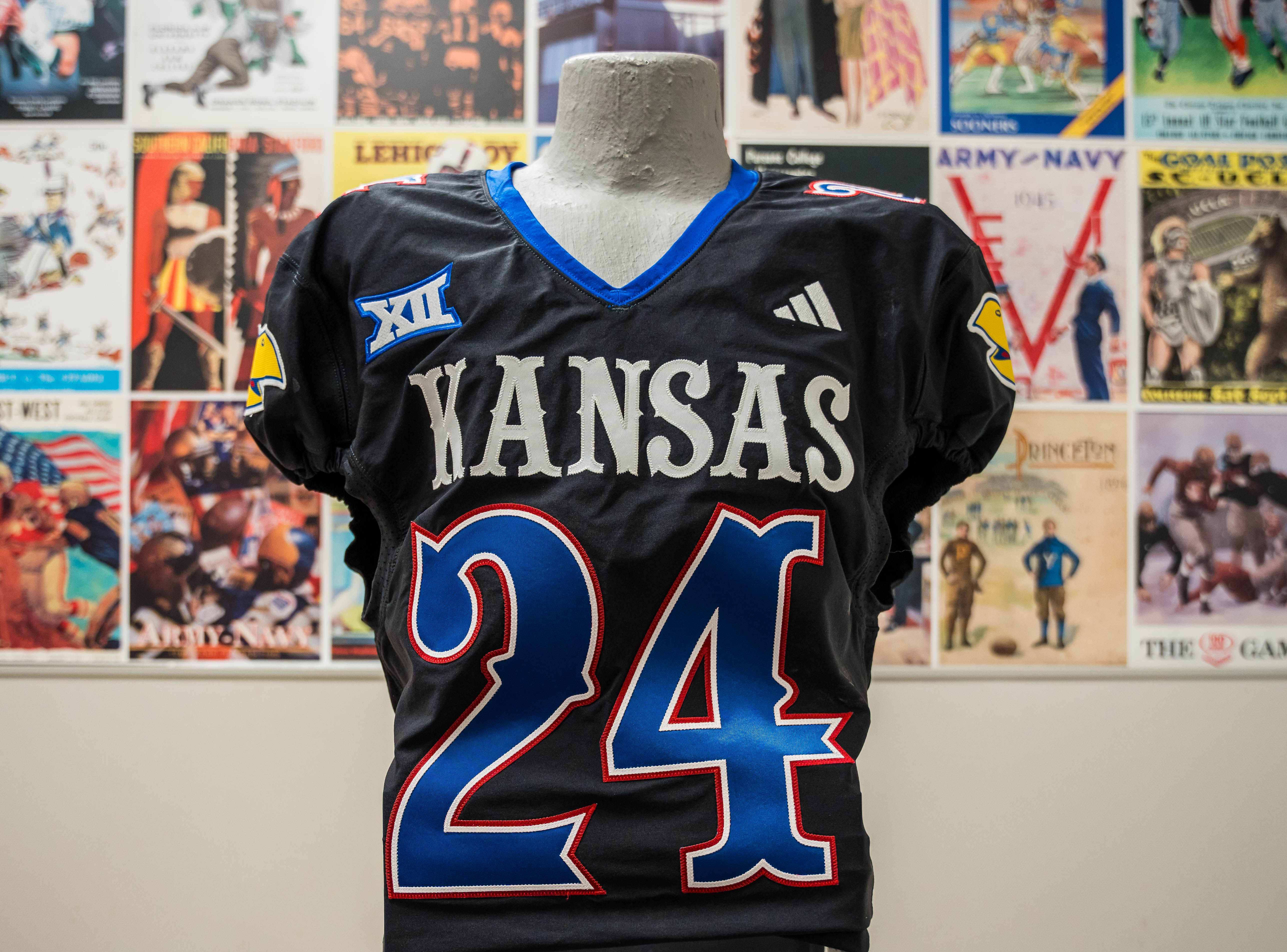 New to the Archives: Kansas 'Blackhawks' Football Uniform